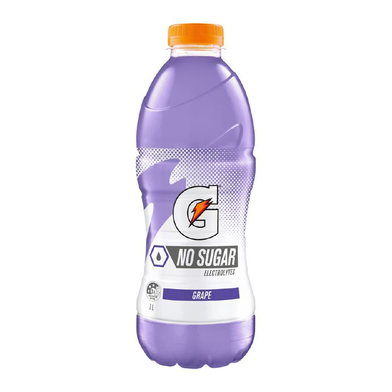 Gatorade No Sugar Grape 1L, , hi-res