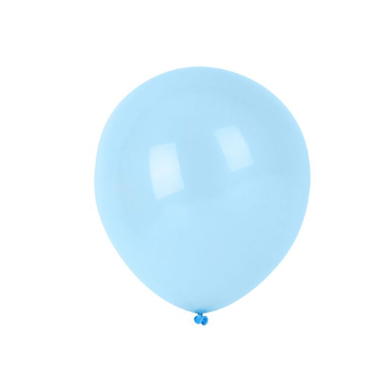 Party Inc Balloons 25cm Blue 25 Pack, , hi-res