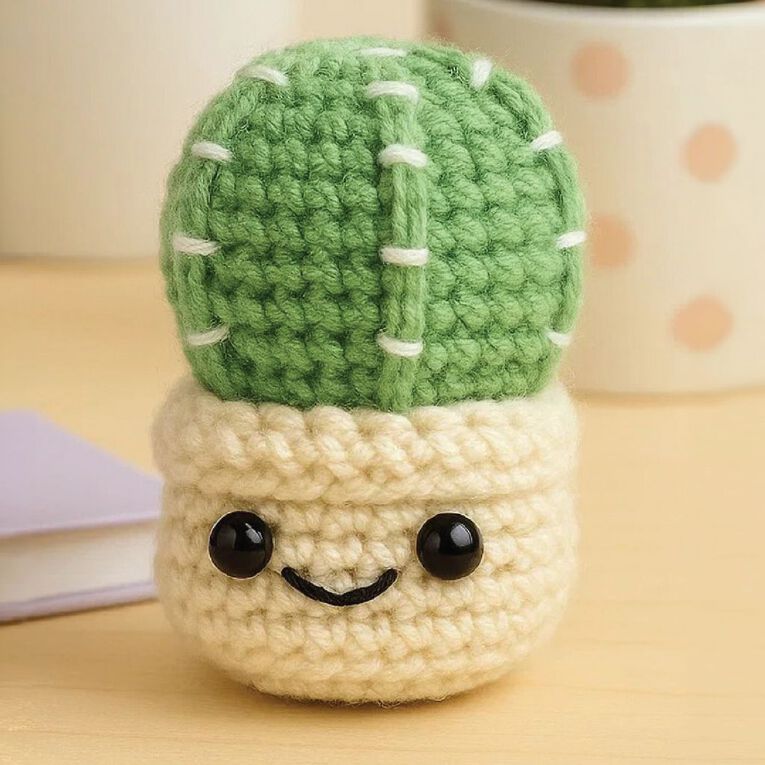 Craft Maker Cute Crochet Plants Kit, , hi-res