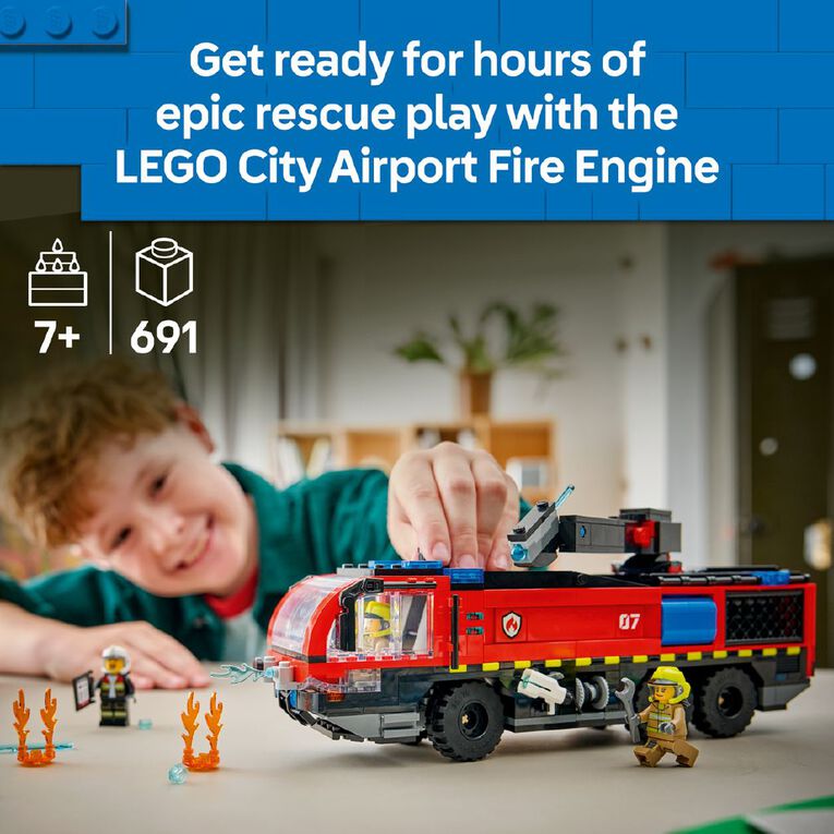 LEGO CITY Airport Fire Engine 60499, , hi-res