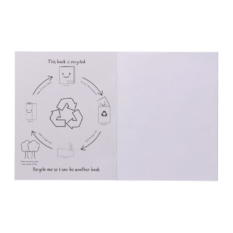 WS Exercise Book 1A4 Unruled 24 Leaf Orange, , hi-res