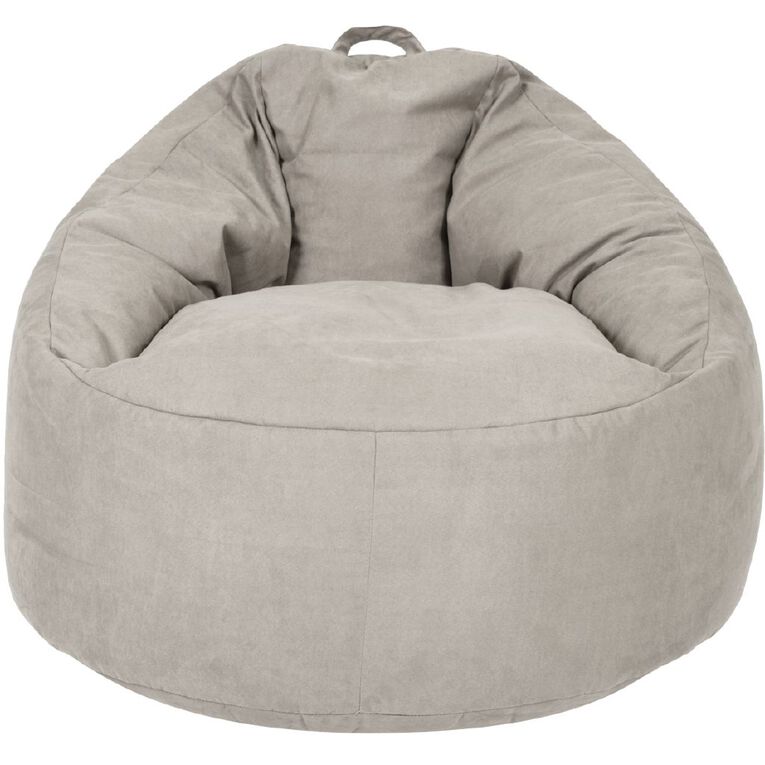 Living & Co Suede Look Bean Bag, , hi-res