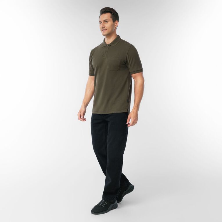 H&H Men's Pique, Green Dark, hi-res