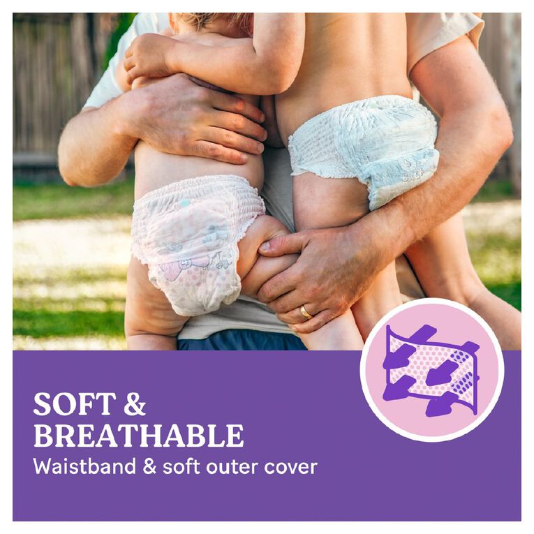 Huggies Girls' Convenience Toddler Ultra Dry Pants Size 4 9-14kg 20 Pack, , hi-res