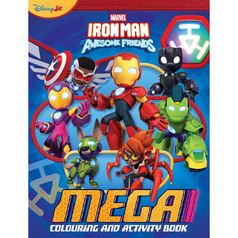 Iron Man And His Awesome Friends: Mega Colouring Book, , hi-res