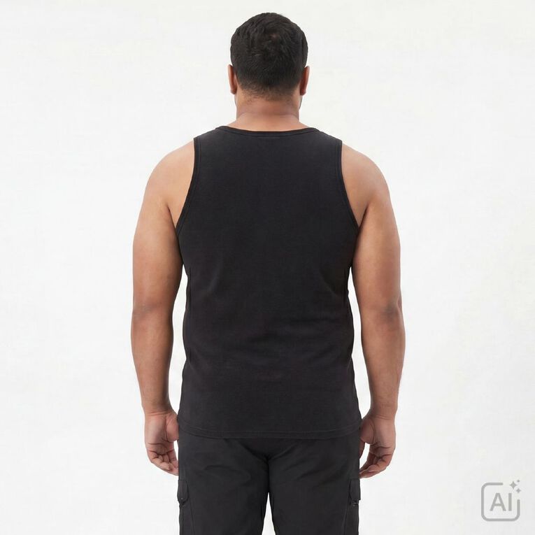 Back Country Adults' Micro Fleece Singlet, Black, hi-res