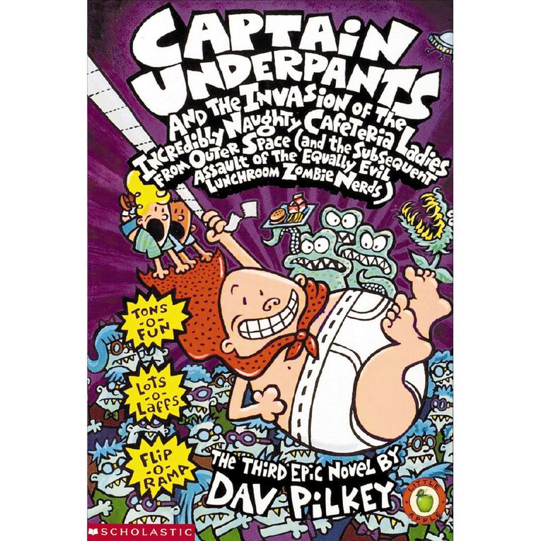 Capt. Underpants #3 Invasion of the Naughty Cafeteria by Dav Pilkey, , hi-res