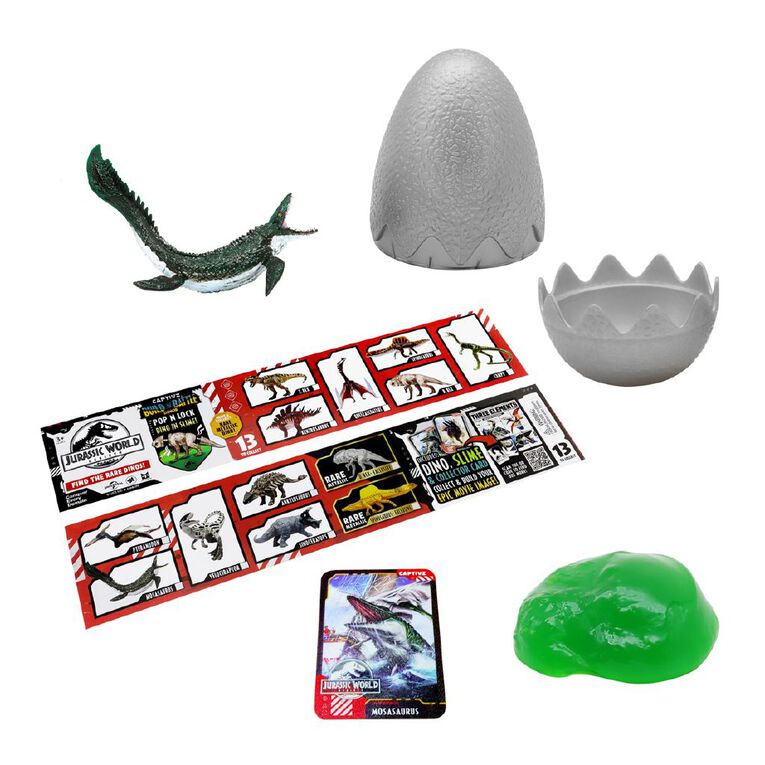 Jurassic World Rebirth Captivz Slime Egg 1 Piece, , hi-res