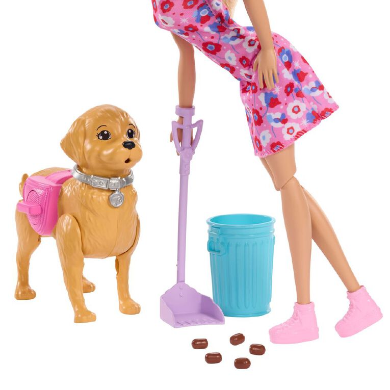 Barbie Doll & Walking Potty Puppy Set, , hi-res