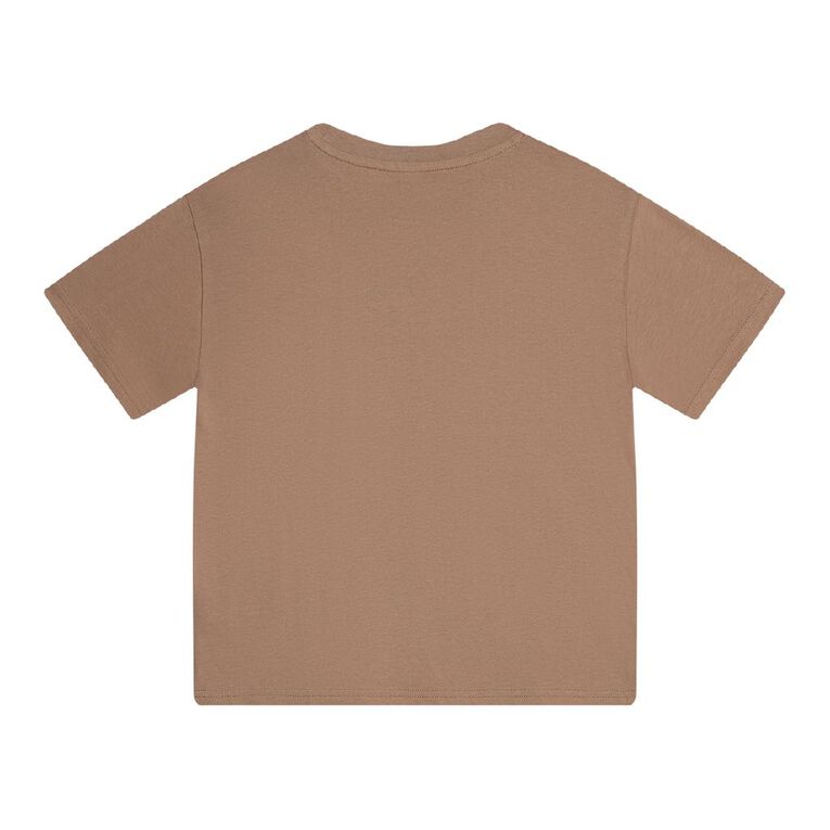 Young Original Short Sleeve Relaxed Print Tee, Brown Light, hi-res