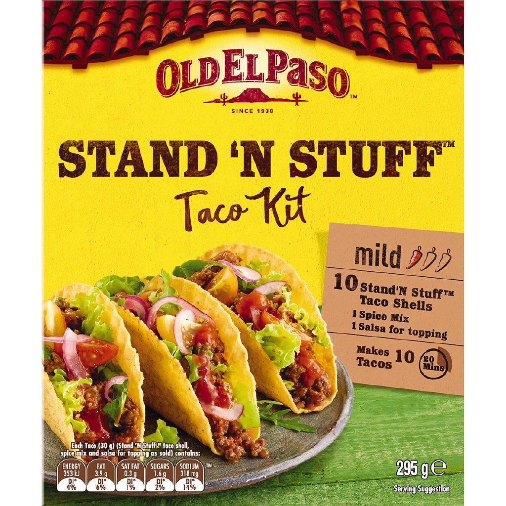 Old El Paso StandNStuff Taco Kit 295g | The Warehouse