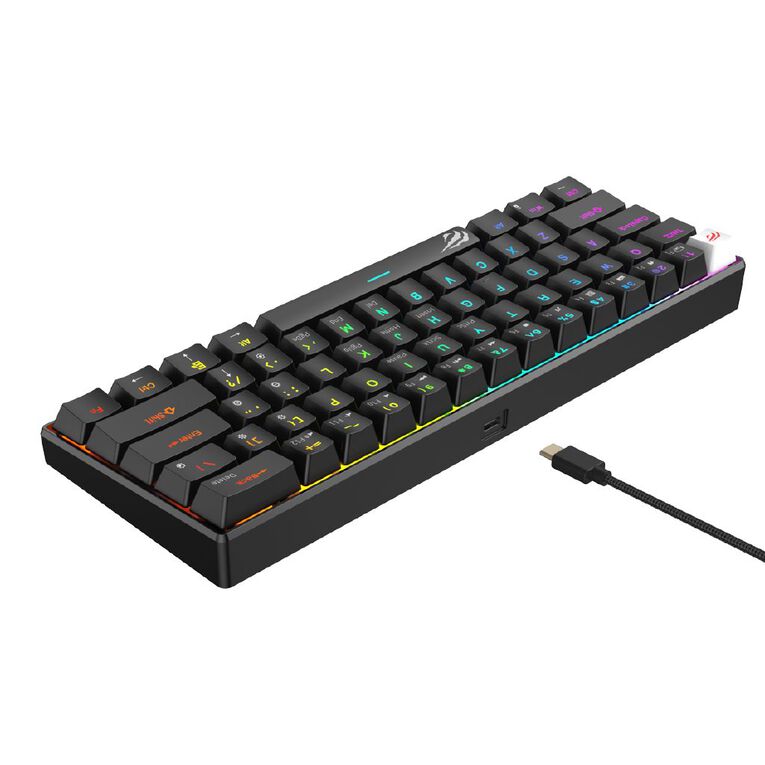 Gamenote RGB Backlit Mechanical Keyboard Black, , hi-res