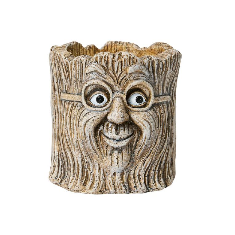 Kiwi Garden Plant Pot With Tree Face, , hi-res