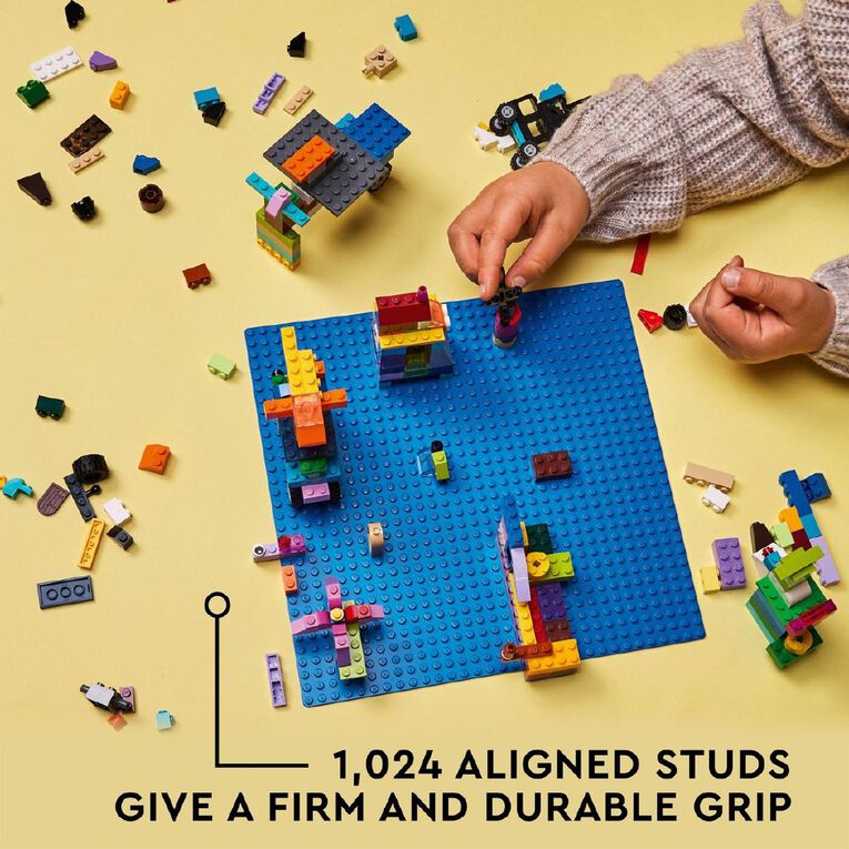 LEGO Classic Blue Baseplate 11025, , hi-res