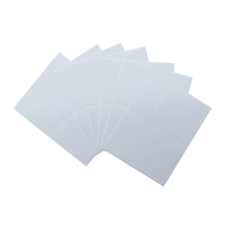 WS Rectangle Handwritable Stickers 42 Labels 25mm X 50mm, , hi-res