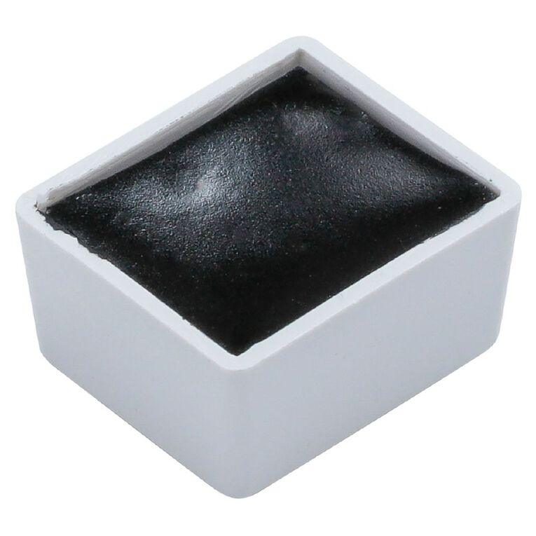BLOCKX Watercolour Half Pan S1 171 Ivory Black Black, , hi-res