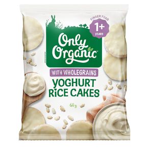 Only Organic Yoghurt Rice Cakes 1+ Years 60g