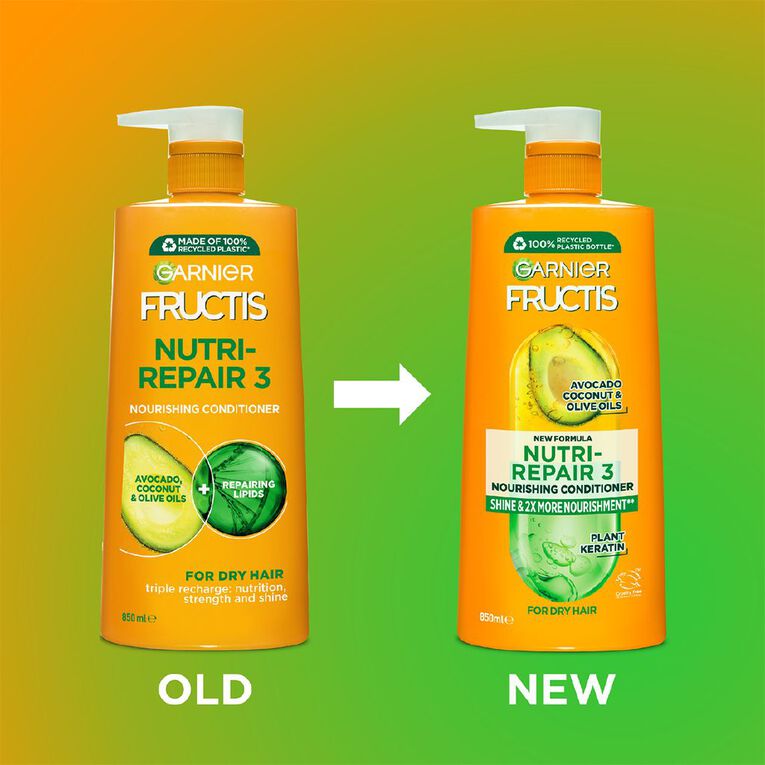 Garnier Fructis NutriRepair 3 Conditioner 850ml, , hi-res