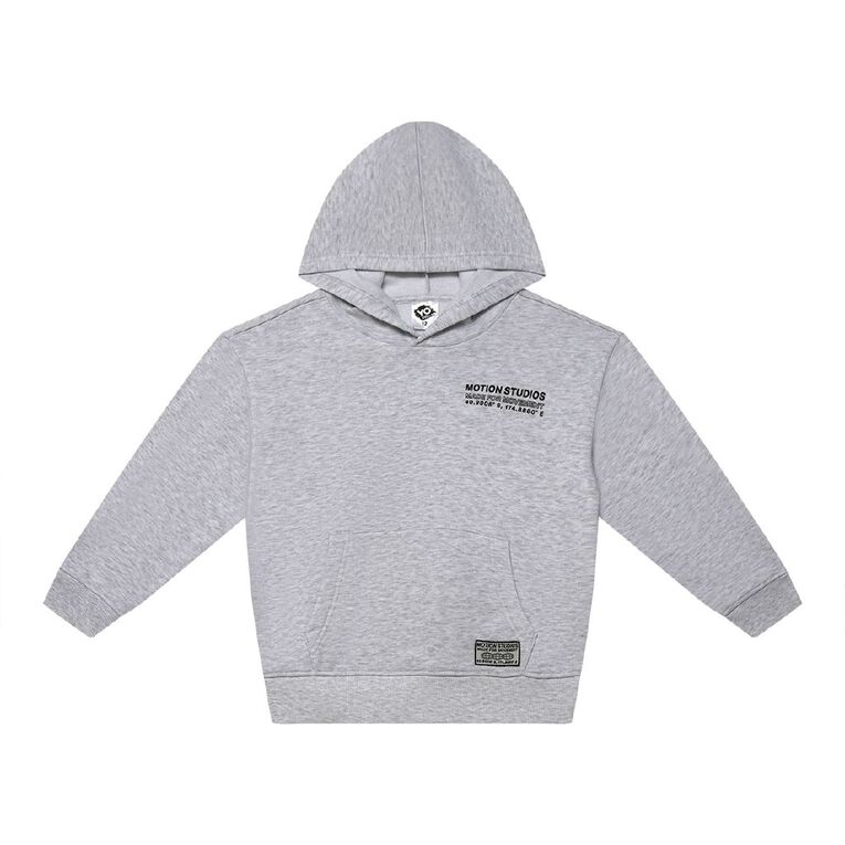 Young Original Core Print Pocket Hoodie, Grey Light, hi-res