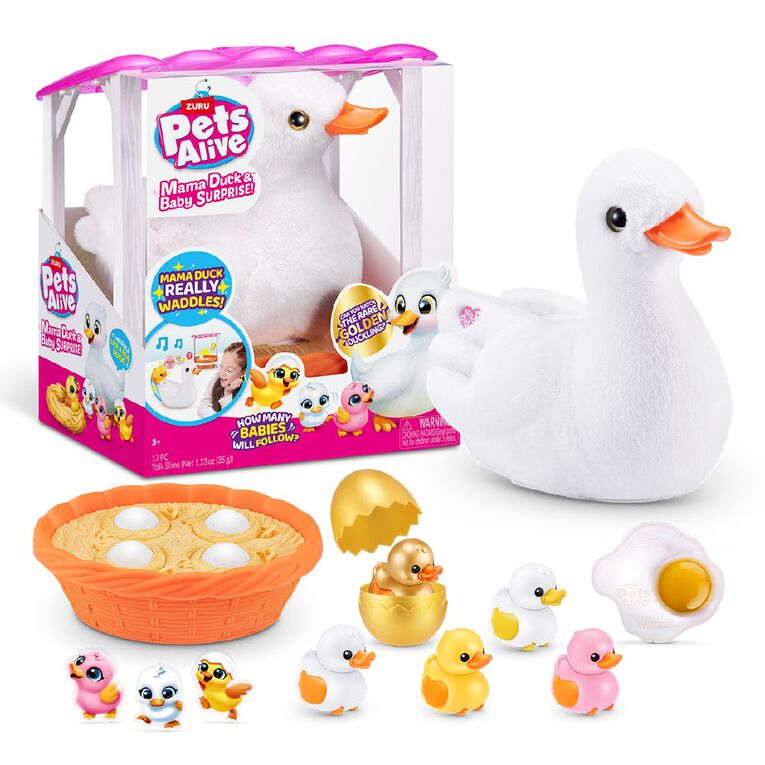 Zuru Pets Alive Mama Duck & Baby Surprise, , hi-res