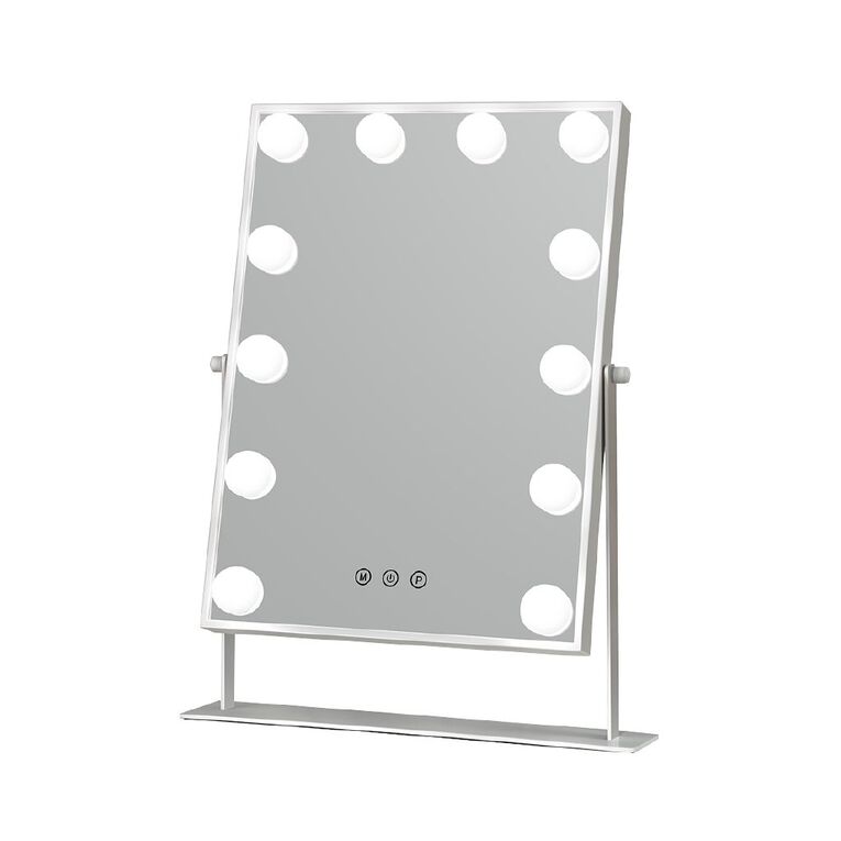 Living & Co Hollywood Mirror Led White One Size, , hi-res