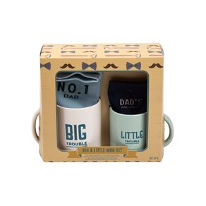 Big And Little Mug Set