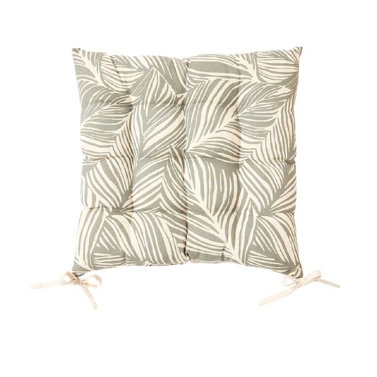Living & Co Chair Pad Print Tropical Green, , hi-res