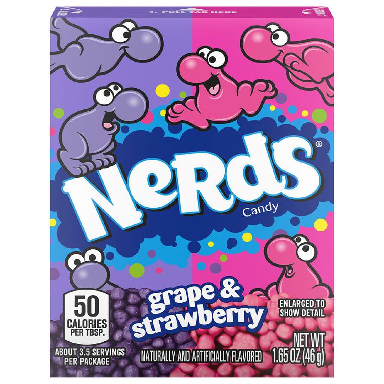 Nerds Grape Strawberry 46g, , hi-res