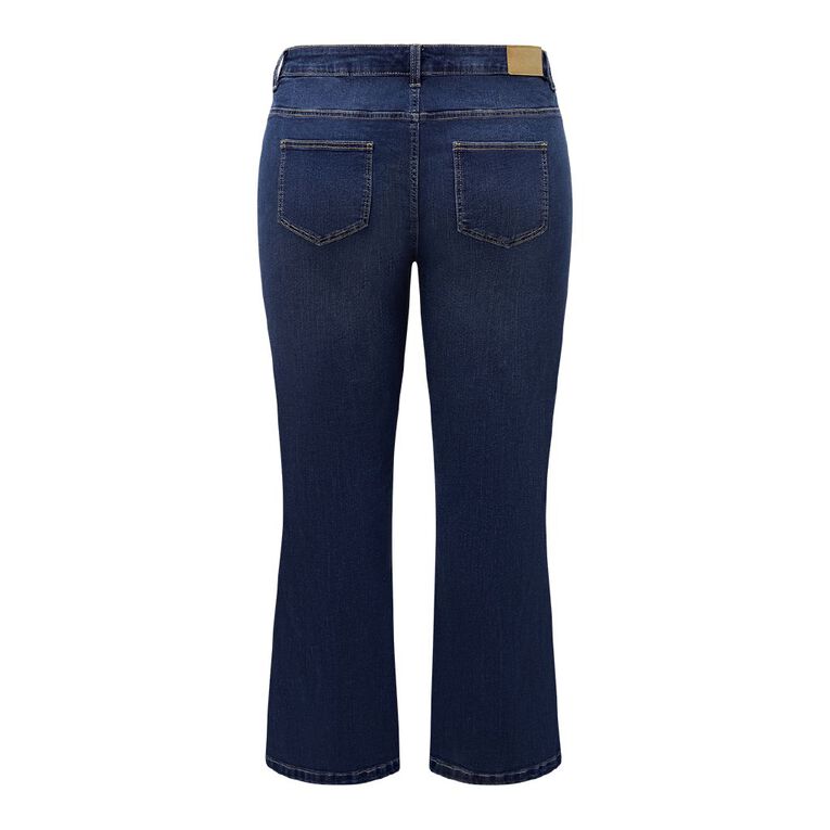 H&H Women's Plus Size Mid Rise Bootcut Jeans, Denim Light, hi-res