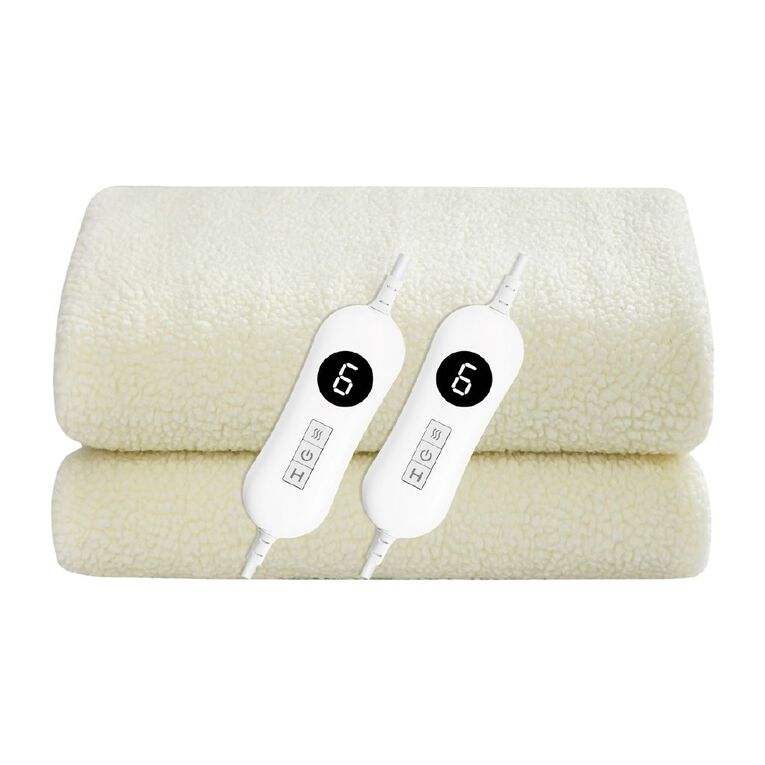 Kensington Fleecy Fitted Electric Blanket Queen, , hi-res