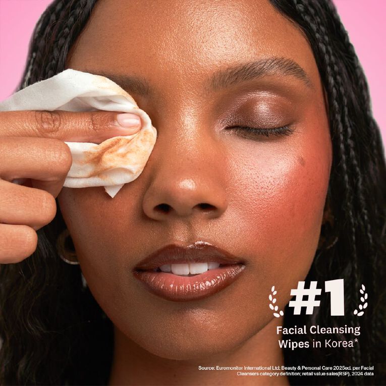 The Face Shop Rice Water Bright Cleansing Wipes 50 Pack, , hi-res