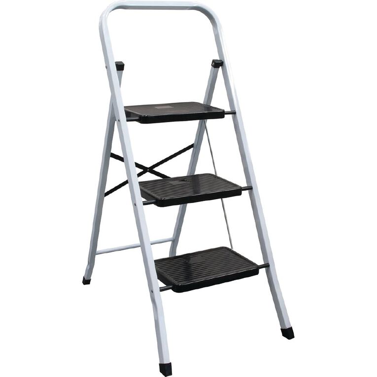Bulldog 3 Step Steel Ladder, , hi-res