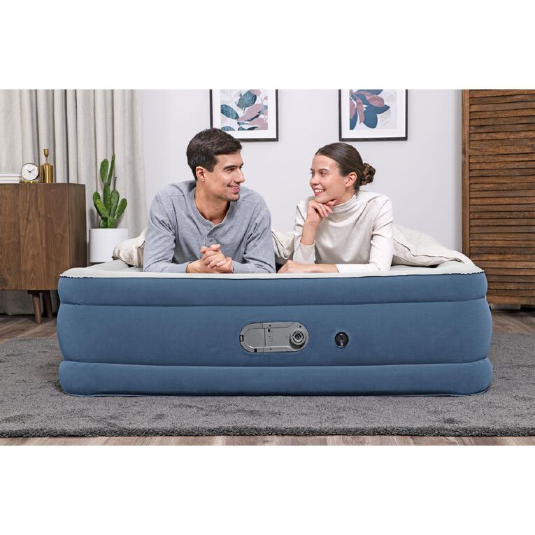 Bestway Alwayz Aire Air Mattress With Built in Dual Air Pump Queen, , hi-res