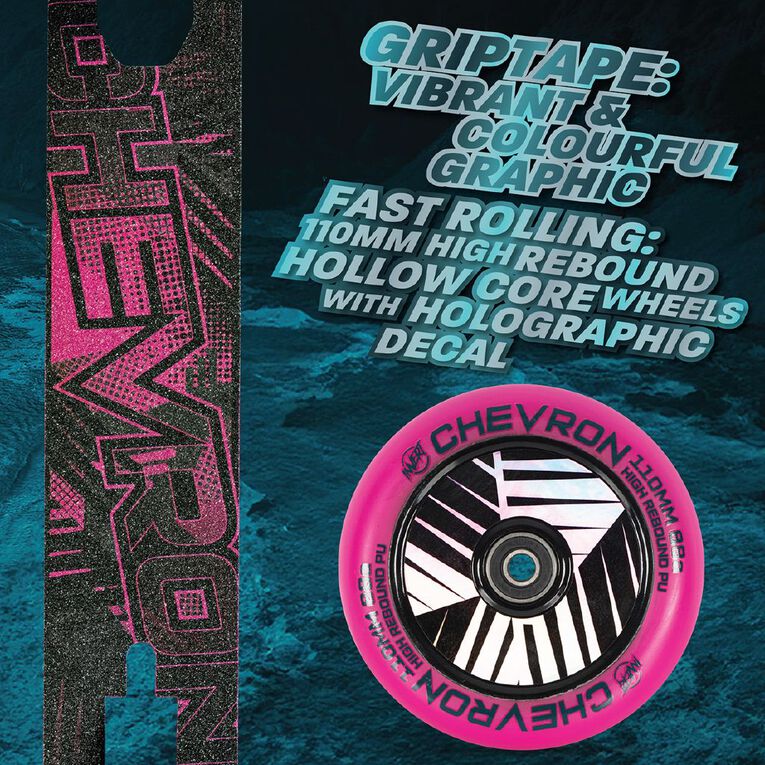 Invert Scooter Chevron Black/Pink, , hi-res