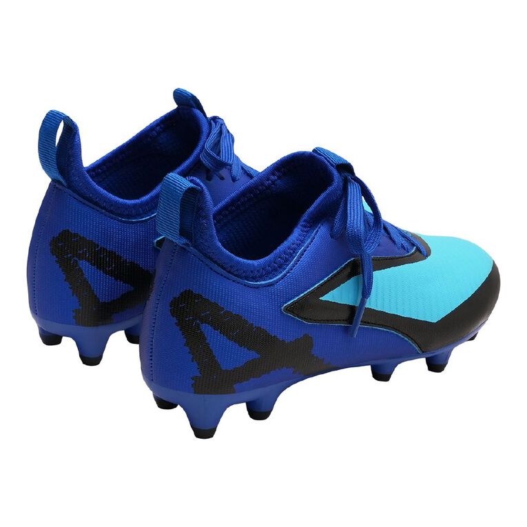 Active Intent Senior Kids' Junior Turbo Football Shoes, Blue, hi-res