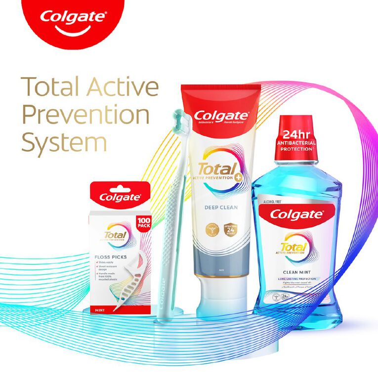 Colgate Total Floss Pick 35 Pack, , hi-res