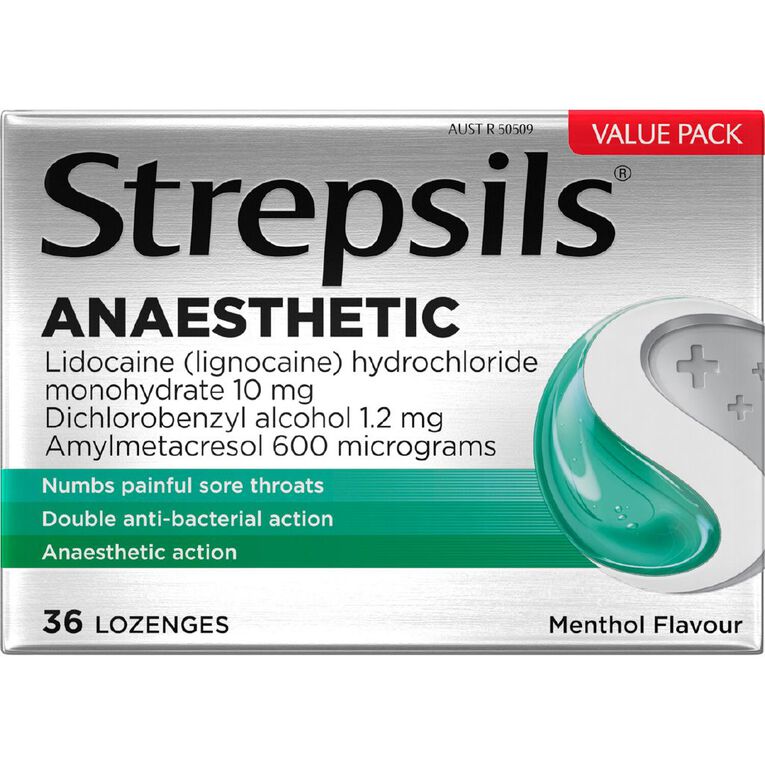 Strepsils Plus Lozenges 36s, , hi-res