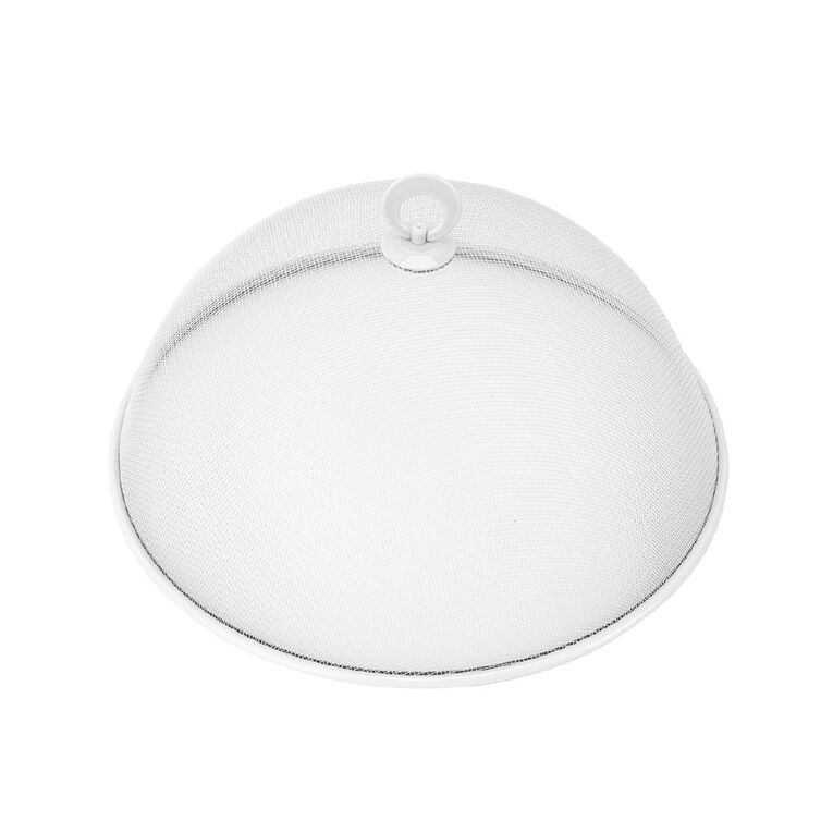 Living & Co Iron Round Food Cover White, , hi-res