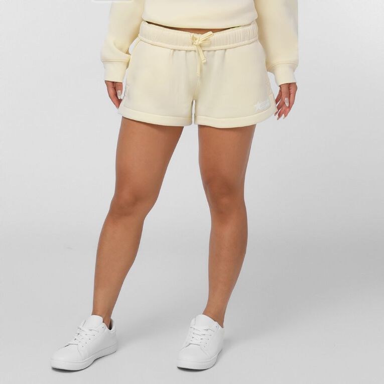 Garage Women's Fresh Fleece Short, Yellow Light, hi-res