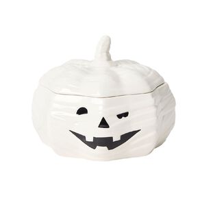 Scarehouse Mummy Pumpkin Cookie Jar