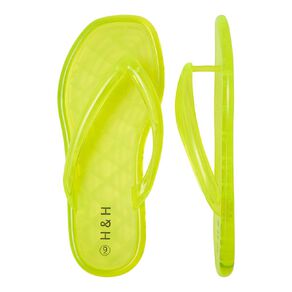 H&H Women's Coloured Jelly Beach Thongs