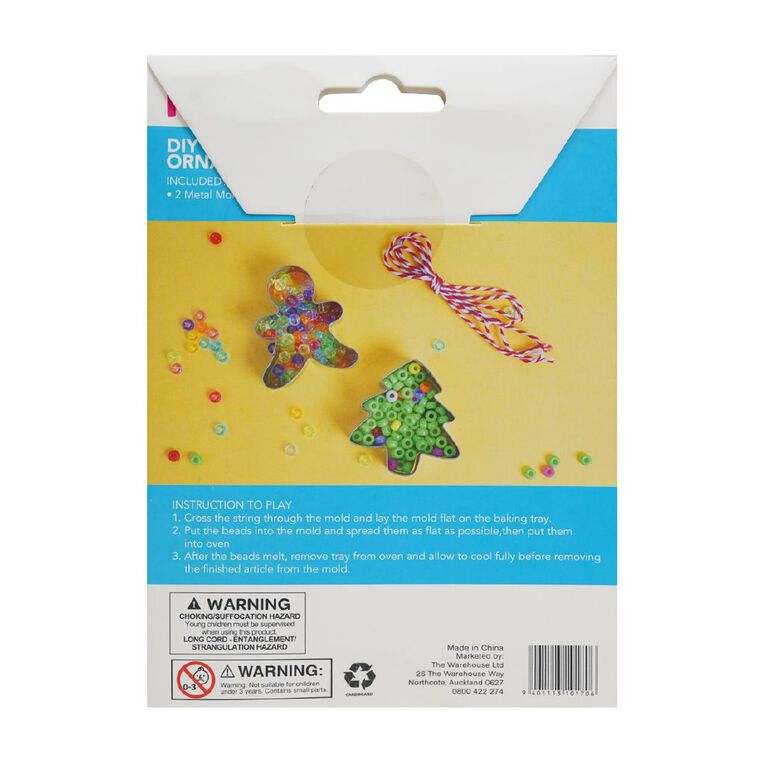 Kookie DIY melted Bead Ornament, , hi-res