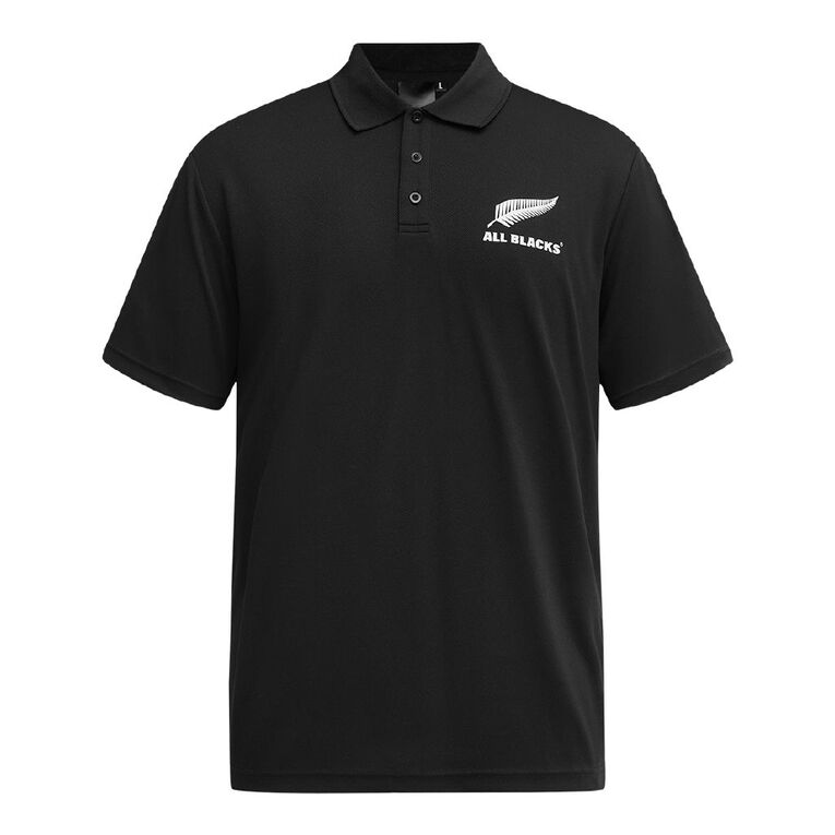 All Blacks Men's Polo, Black, hi-res