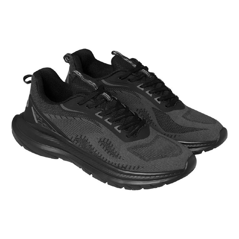 Active Intent Men's Titan Stride Running Shoes, Black, hi-res
