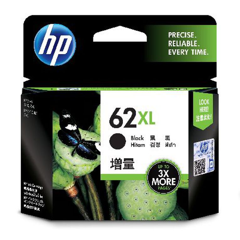HP Ink 62XL Black 600 Pages, , hi-res