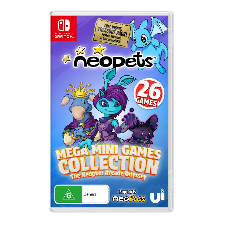 Nintendo Switch Neopets Mega Mini Games Collection Day 1 Edition, , hi-res