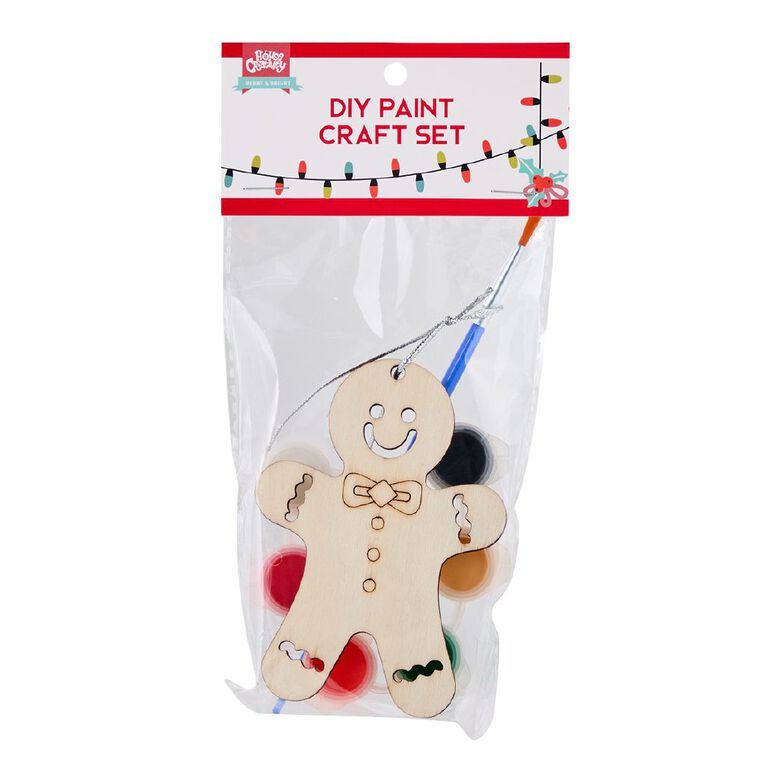 House Creativity Do-It-Yourself Plywood Paint Craft Set, , hi-res