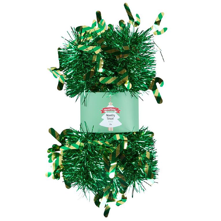 Wonderland Novelty Tinsel Assorted 2m, , hi-res