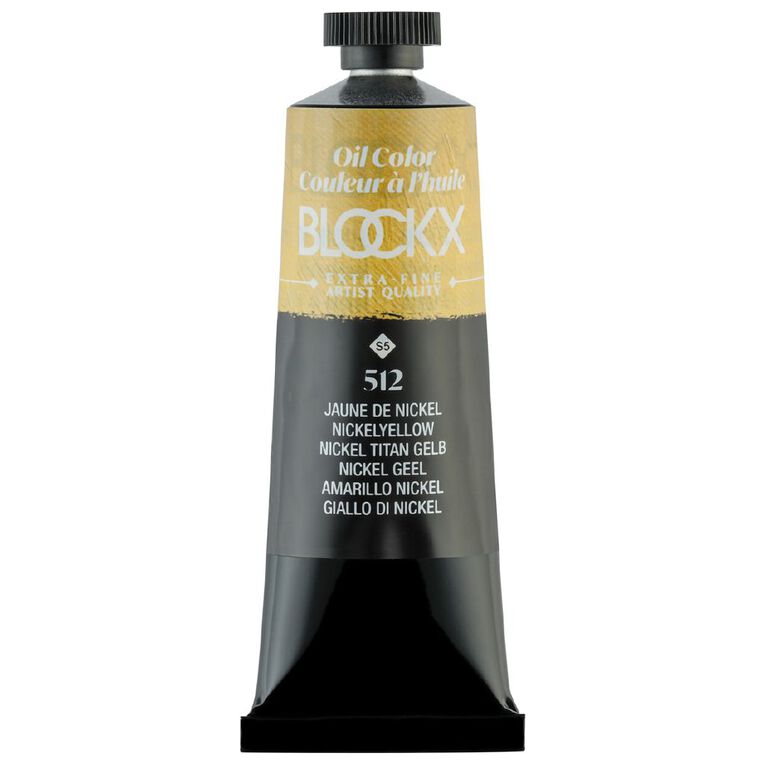 BLOCKX Oil Tube 35ml S5 512 Nickel Yellow, , hi-res