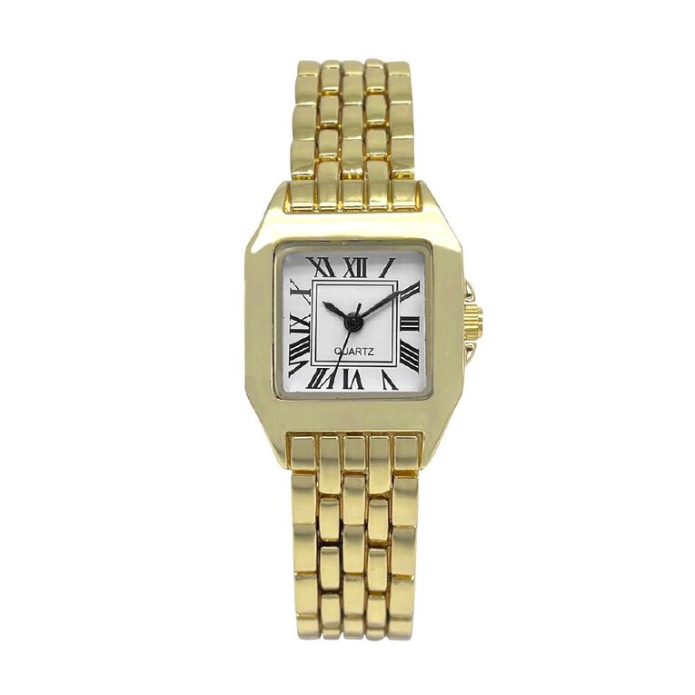 H&H Women's Analogue Watch Gold, , hi-res